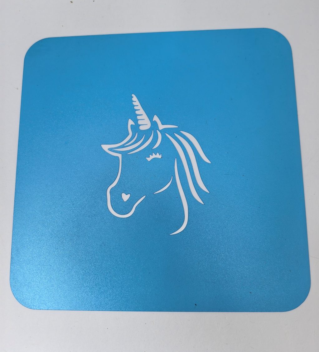 Unicorn stencil