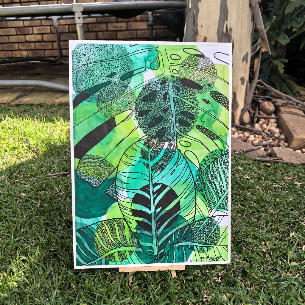 Green Leaves, A3, Rene de Wet